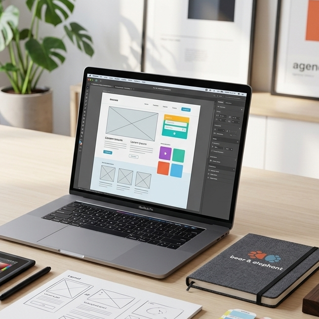 Webdesign und UI UX Design für Unternehmenswebsite in Bonn